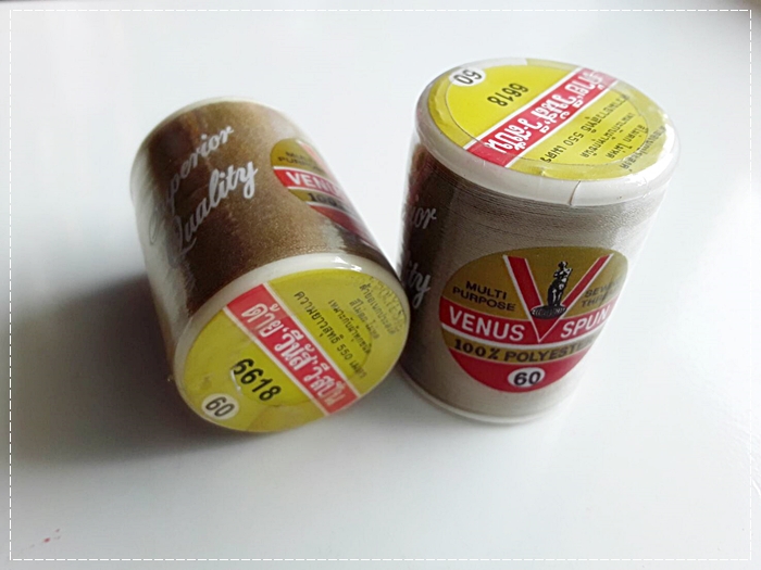 ด้ายวีนัสเบอร์ TD 6618 สีน้ำตาล-กากี