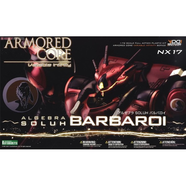 Kotobukiya Armored Core Algebra Soluh Barbaroi 4934054056941 (Plastic Model)