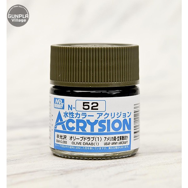 MR.ACRYSION COLOR N-52 OLIVE DRAB (1) Mr.hobby 4973028112436
