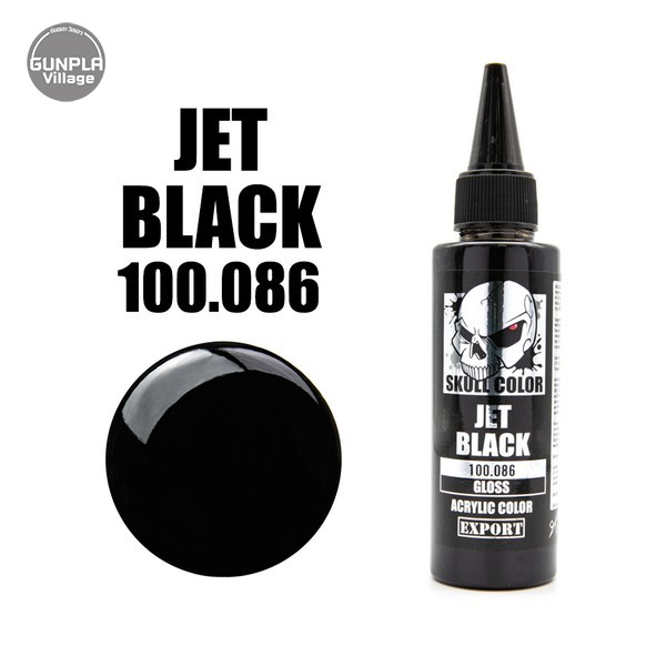 Skull Color 100.086 Jet Black 60 ml [Gloss] 8853100903861
