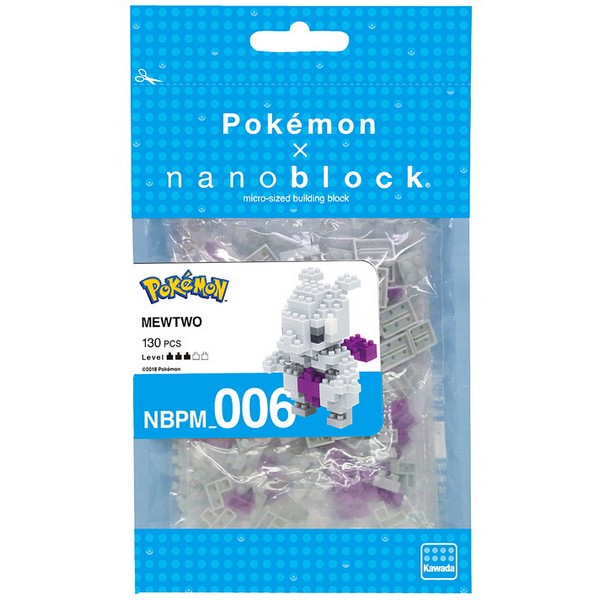Kawada nanoblock Pokemon NBPM_006 Mewtwo 4972825146811 (นาโนบล็อค)