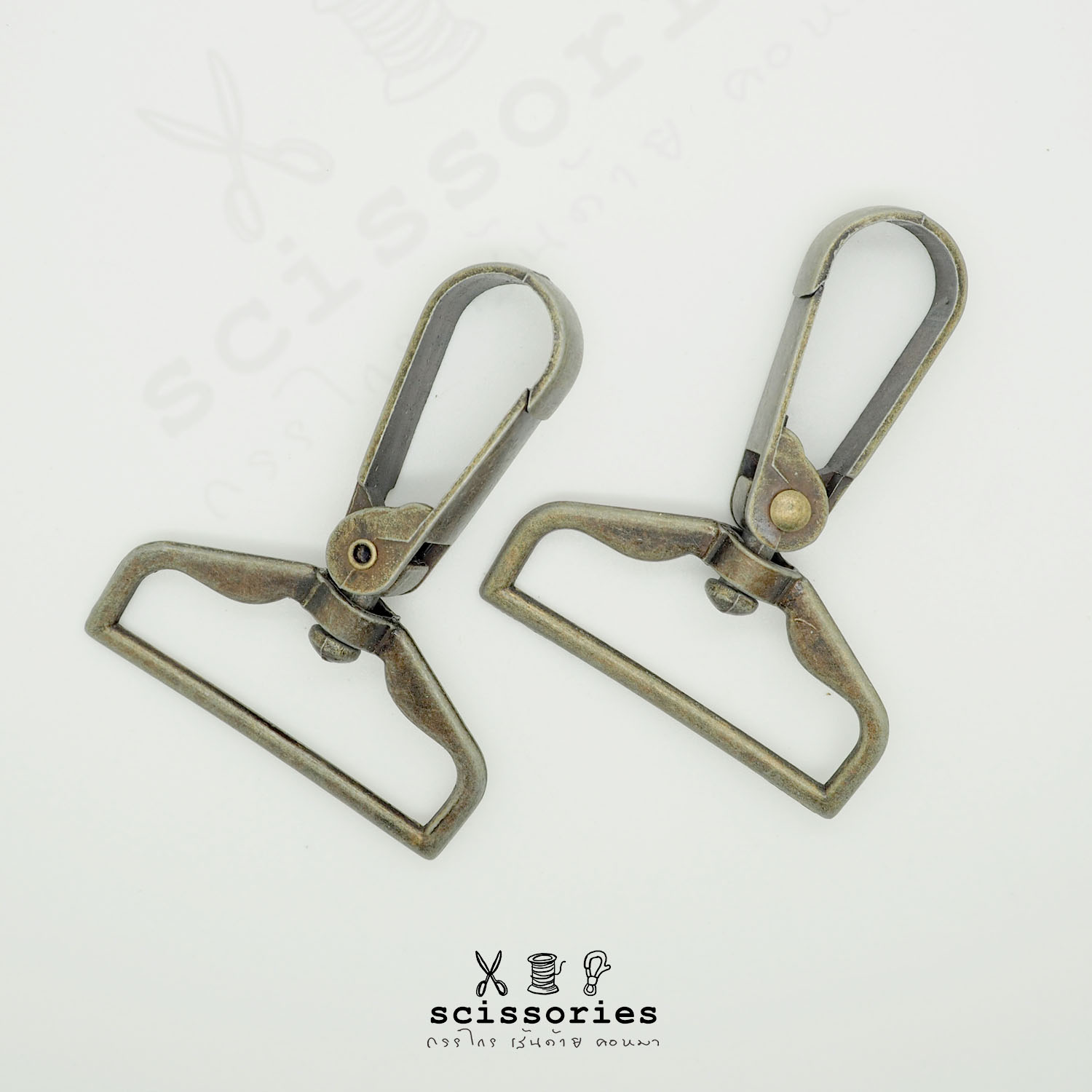 คอหมา 1.5in สีเหลืองดำ/ 2 ตัว