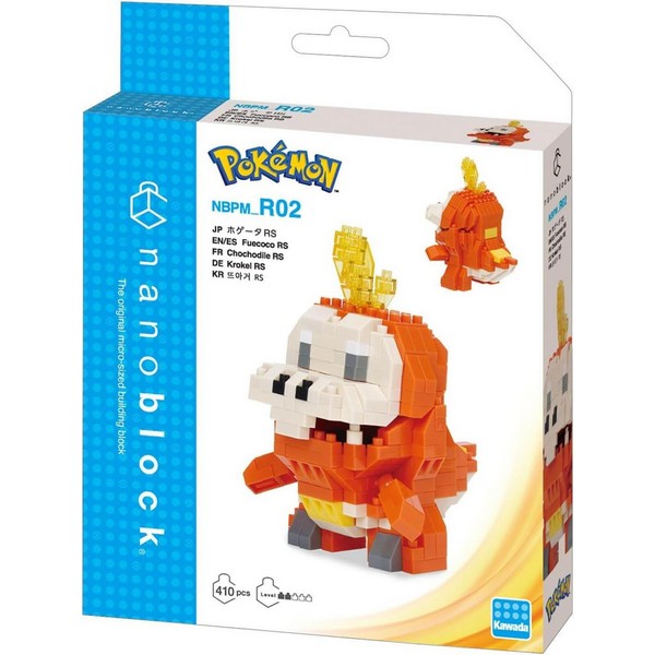 Kawada nanoblock Pokemon NBPM_R02 Fuecoco RS (Hogator) 4972825224557 (นาโนบล็อค)