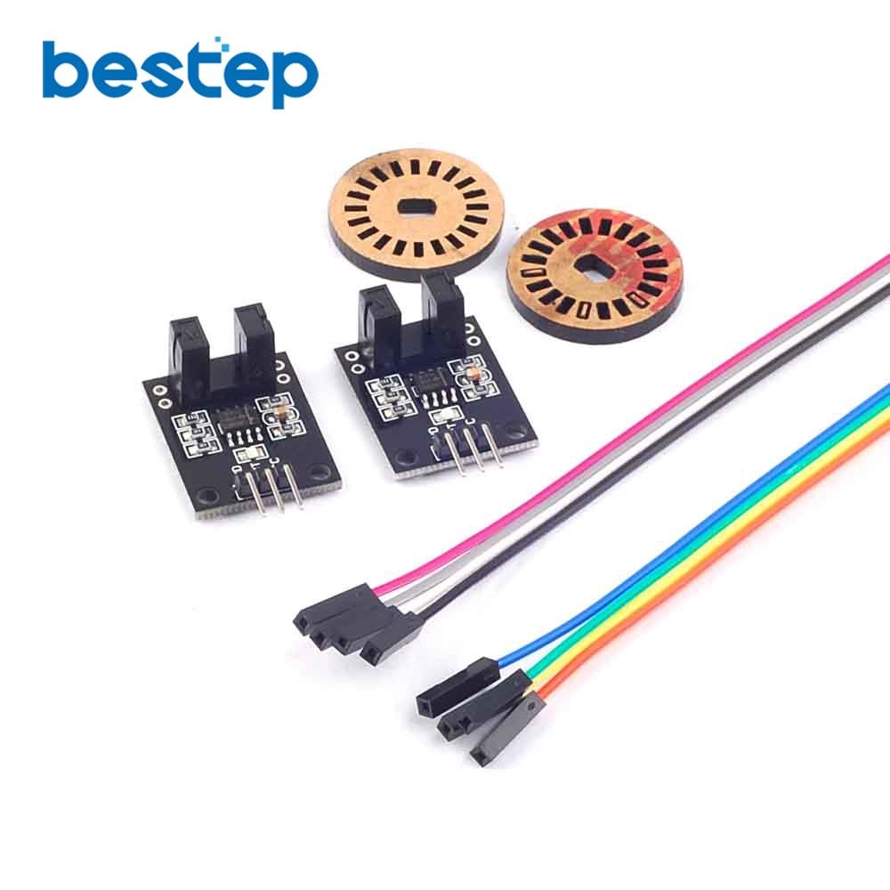 2SET HC-020K Double Speed Measuring Module to Test Motor's Rotational Speed with Photoelectric Encoders kit