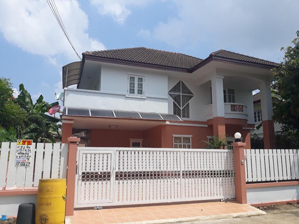 ขายบ้านเดี่ยว 2 ชั้น หมู่บ้านลภาวัล โครงการ10 (รหัสทรัพย์ 2019196) ต.บางพลับ อ.ปากเกร็ด จ.นนทบุรี