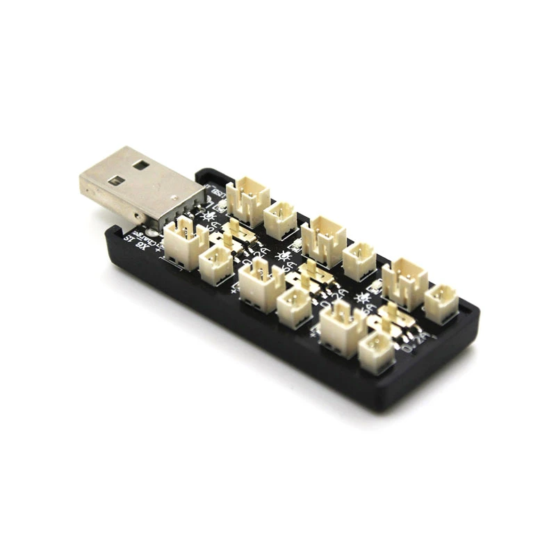 Charger 6-Port 1S LiPo USB PH2.0 for Tinyhawk / Nanohawk / mobula / Charger / อุปกรณ์ โดรน Fpv racing Drone
