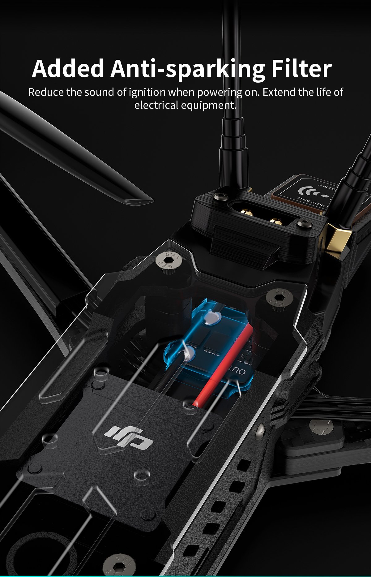 [A70-1] GEPRC MOZ7 Analog Long Range เครื่องบิน ของเล่น บังคับวิทยุ