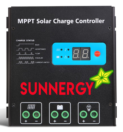 ตัวควบคุมการชาร์จแบตเตอรี่ แบบ MPPT ขนาด 30A 12/24V (Max Volt Input: 150V) SR-MT2430