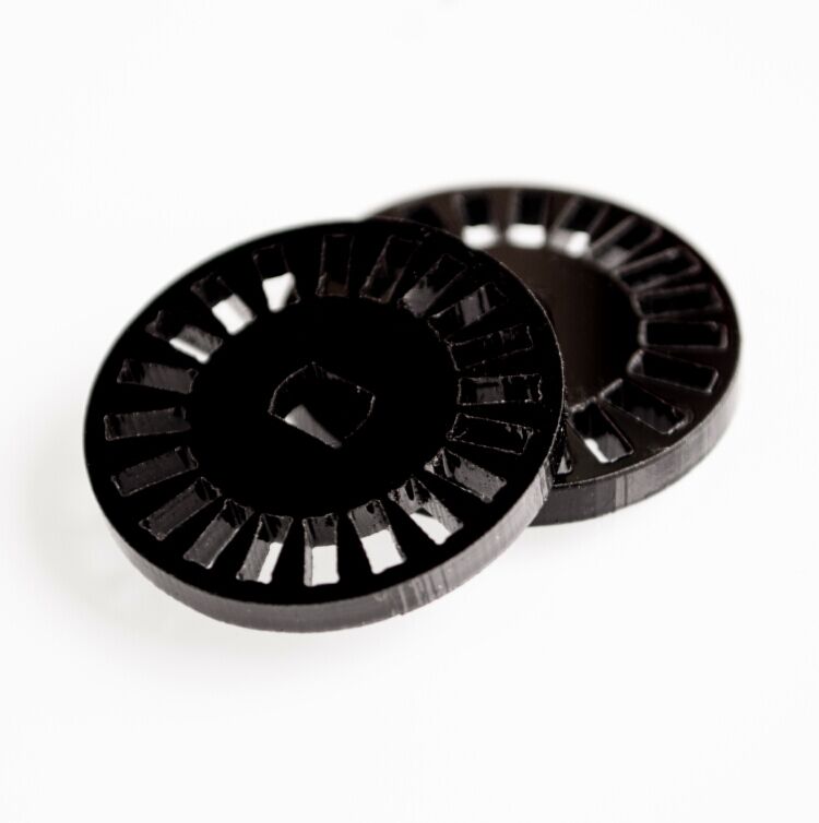 Coded Disc Encoder 20 Holds Motor Speed Sensor for Robot Speed Test