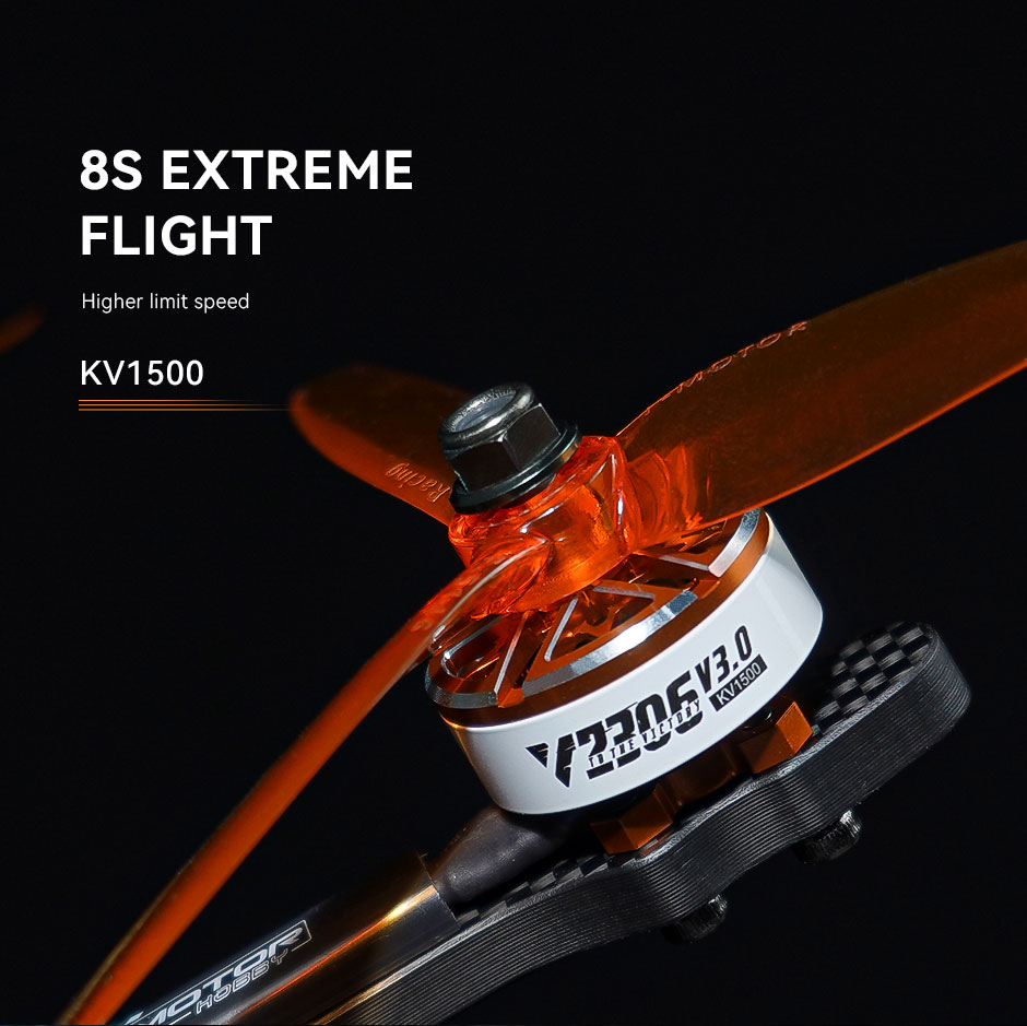 [23-1] 4ลูก T-Motor VELOX V2306 V3 1750KV 1950KV 2550KV Motor อุปกรณ์โดรน Drone