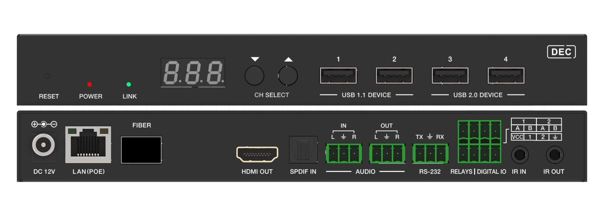 VACOTEK H-DEC900 Video Over IP Decoder 4K60 4:4:4