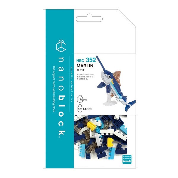 Kawada nanoblock NBC_352 Marlin 4972825221570 (นาโนบล็อค)