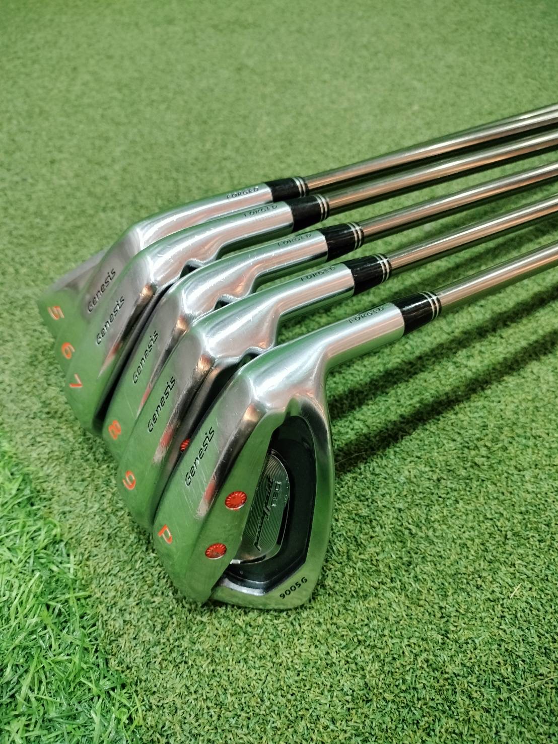 Iron Set Miura PP9005G 5-9, PW ( Japan Version ) (Shaft Mamiya ATTAS 87 g.) Flex S ปี 2023