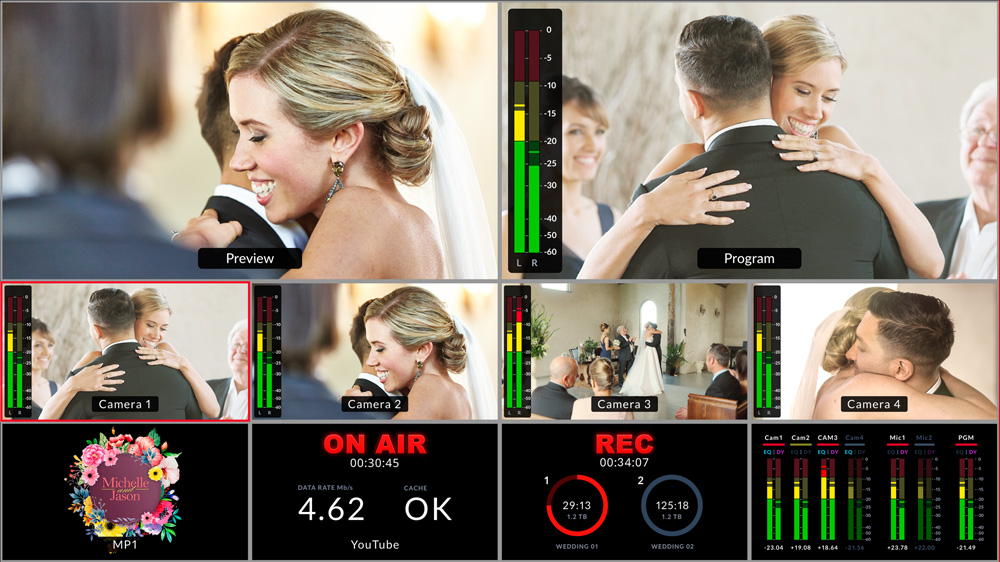 atem mini pro livestrem video switcher