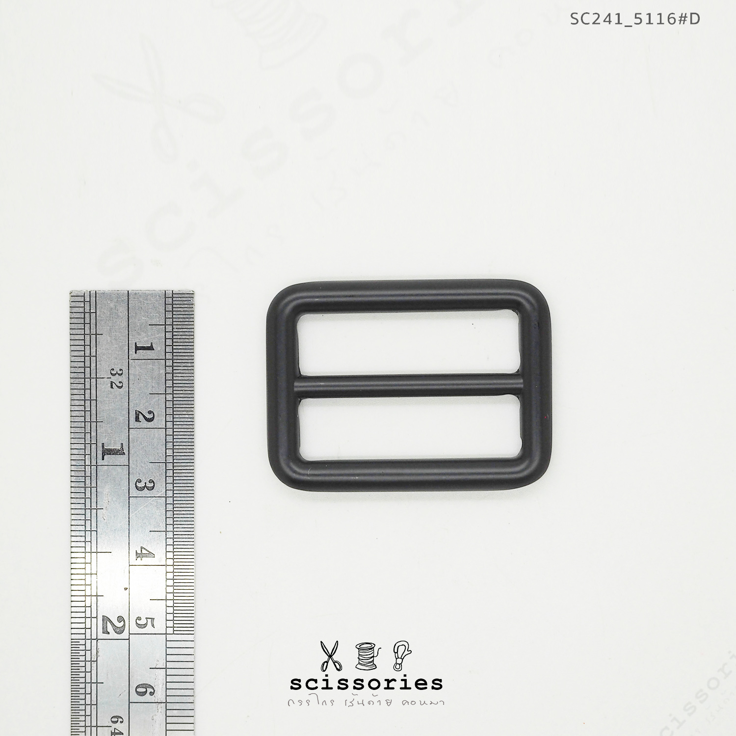 ตัวเลื่อน 1.2 นิ้ว สีดำด้าน 2 ตัว