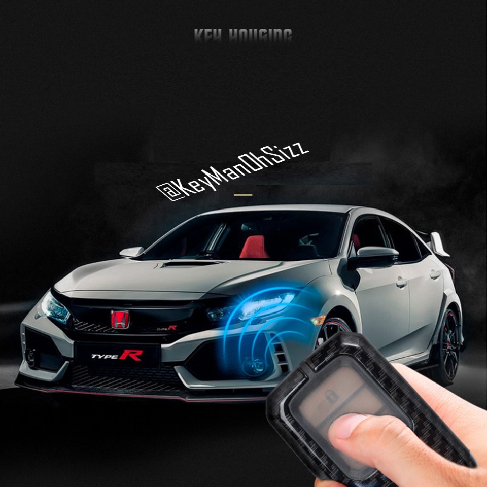 เคสโลหะรีโมทรถ Honda Smart Key Engine Design Hard Case Zinc alloy/ABS Key Cover Key Sets Model Accord, CRV, HRV, City ปุ่มสมาร์ทคีย์ Smart Key 10 Generationแบบ 2, 3 และ 4 ปุ่ม