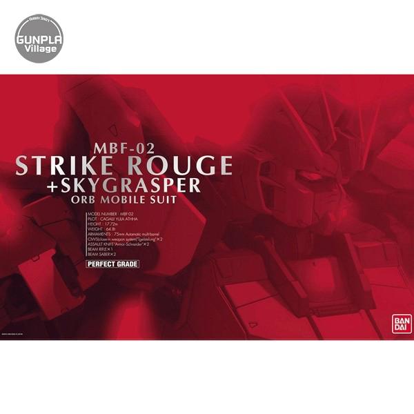 Bandai PG Strike Rouge + Skygrasper 4573102642349
