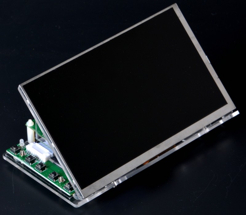 7inch LCD Display with Clear Acrylic Bracket for Raspberry Pi 3 7" TFT LCD Module with 1024*600 Touch Screen for Raspberry Pi 2