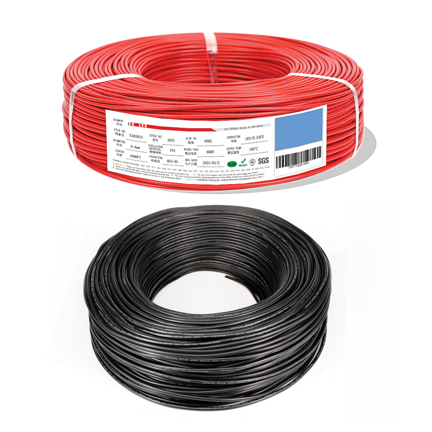 สายไฟซิลิโคน ยกม้วน 50-400 เมตร ต่อม้วน ทองแดงแท้ สายอ่อน ทนความร้อนสูง 6awg 8awg 10awg 12awg 14awg ยาว Silicone 200องศา