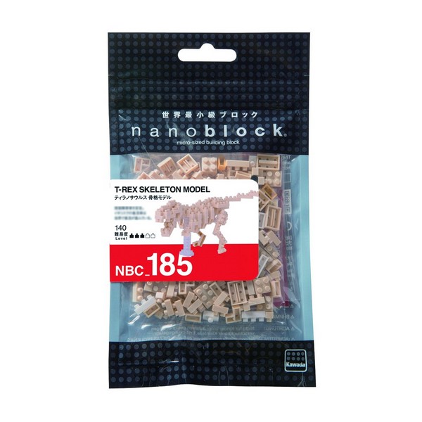 Kawada nanoblock NBC_185 T-Rex Skeleton Model 4972825202456 (นาโนบล็อค)