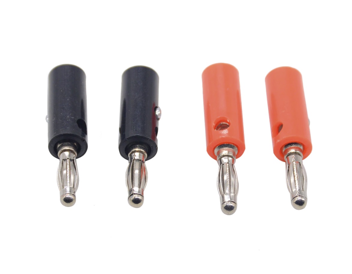 Terminal Blocks JS-910B 4mm Amplifier Terminal Connector Binding Post Banana Plug Jack Mount