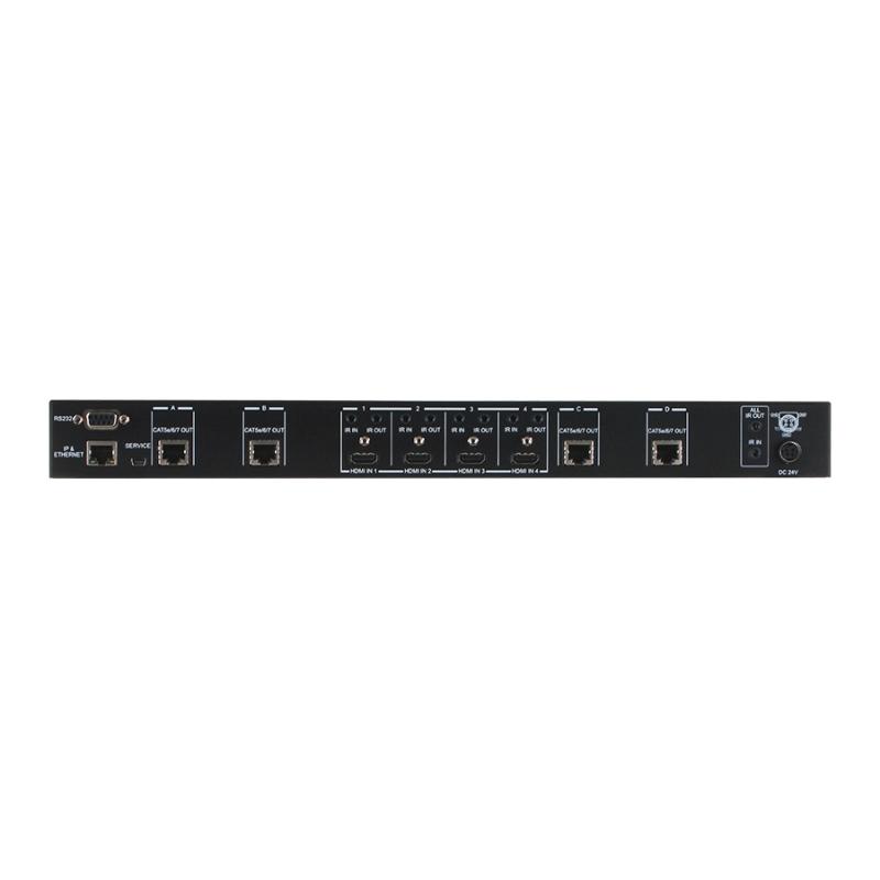 4K UHD 4×4 HDMI OVER HDBASET MATRIX WITH LAN SERVING