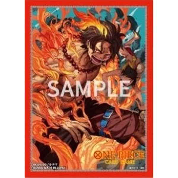Bandai One Piece Card Game Sleeves Authorized Retailers Edition Vol.5 Portgas D. Ace 4582769864926 (การ์ดวันพีช)