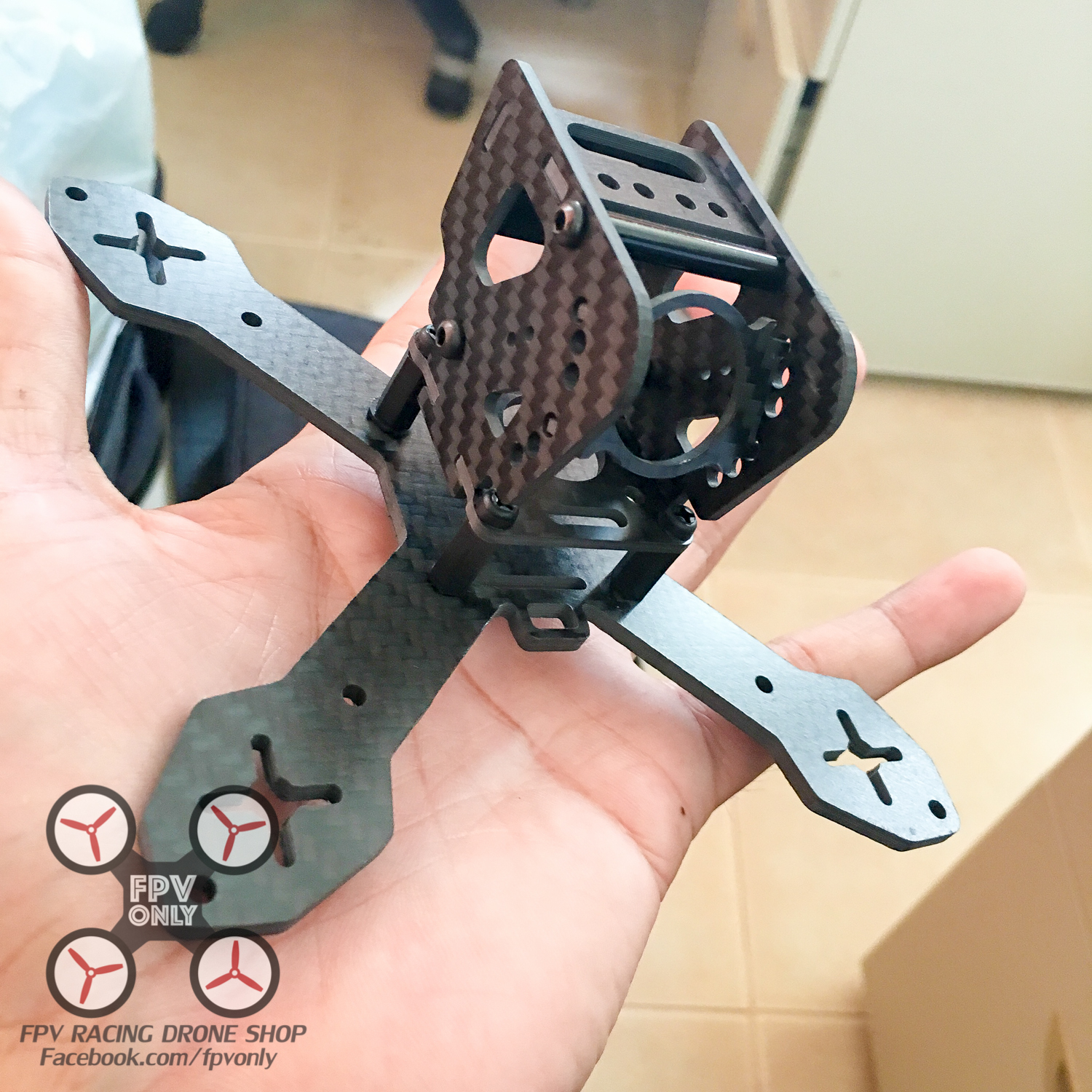[43] X130 (3K Carbon) Frame FPV racing Drone เฟรมโดรนซิ่ง