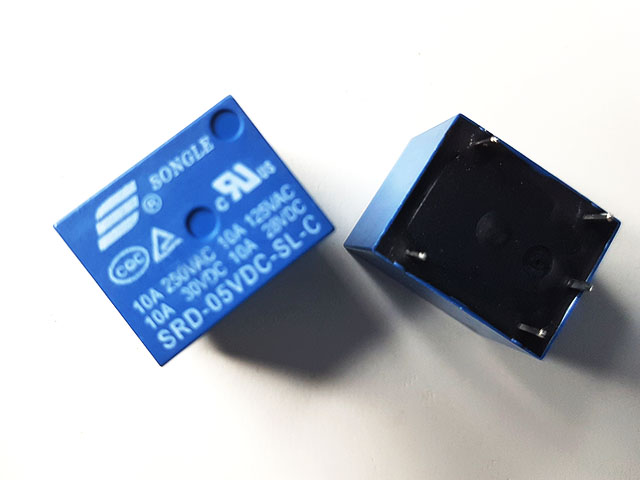 Relays SRD-05VDC-SL-C 5V 10A 250VAC 5PIN T73