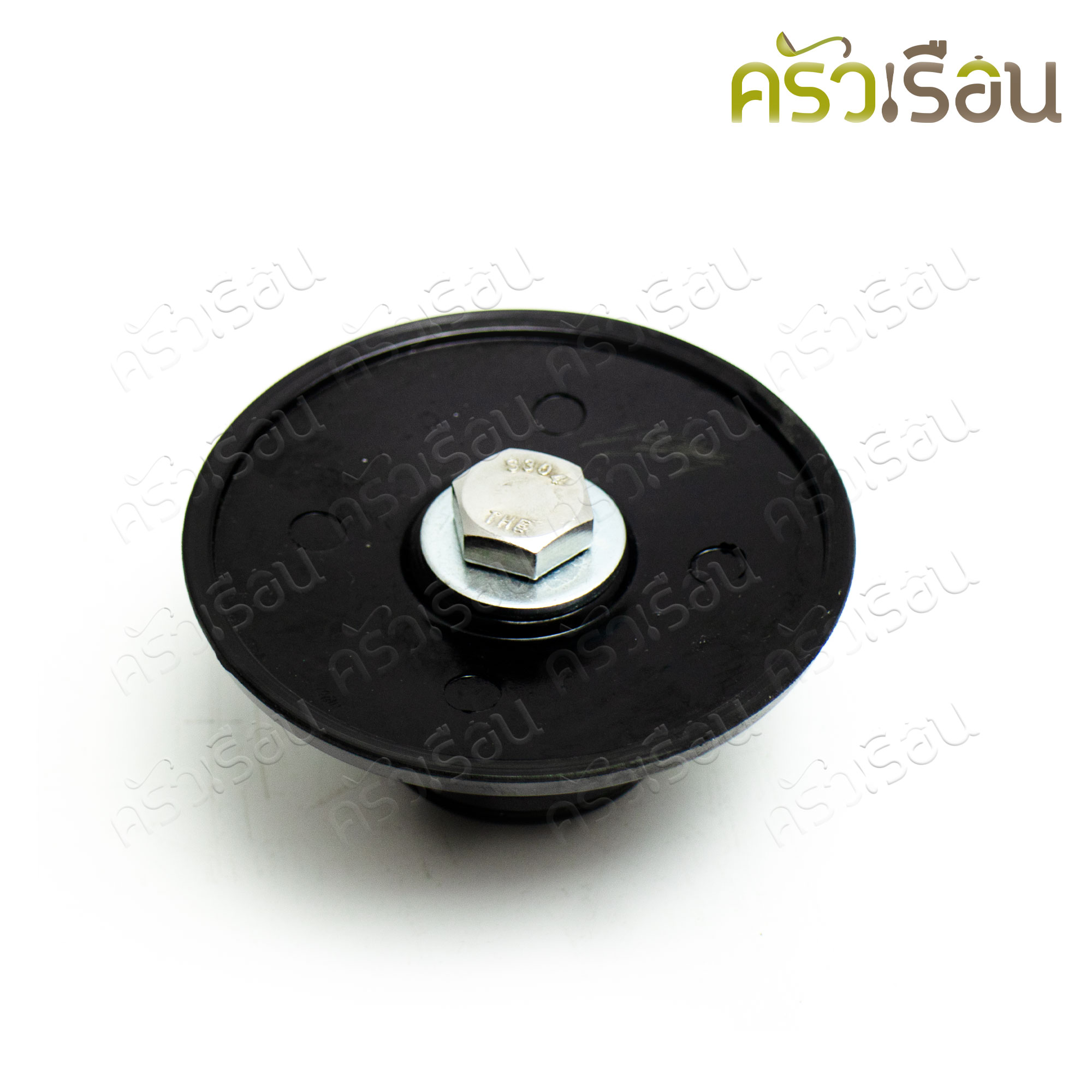 จุกฝาหม้อ แบกกาไลท์ สีดำ พร้อมฐานรอง 1-26003