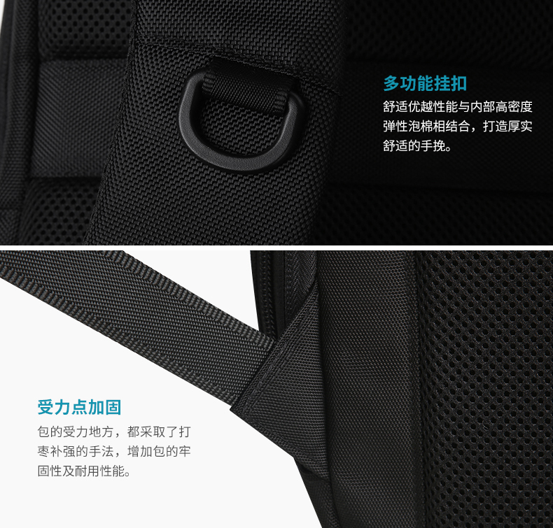 AspenSport Backpack Laptop กระเป๋าสะพายหลัง กระเป๋าโน๊ตบุ๊ค 14-16 นิ้ว กระเป๋าเดินทาง รุ่น AS-B71 ขนาด สีดำ