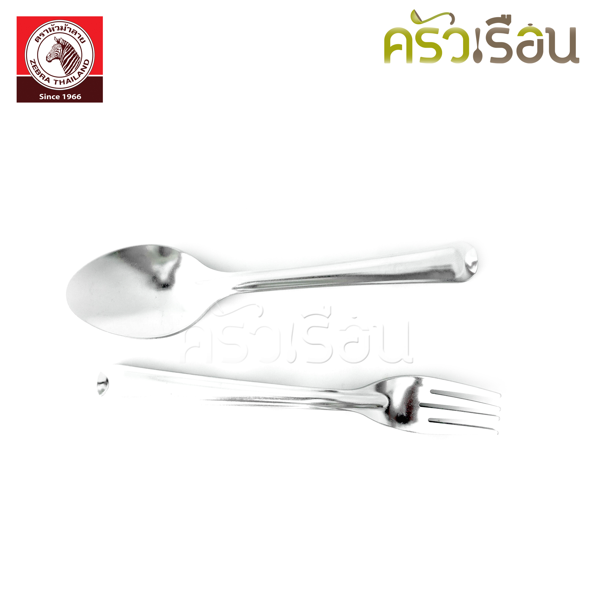 ZEBRA Leelawadee Fork & Spoon Set, stainless steel 430, 6 pairs 100030