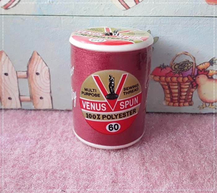ด้ายวีนัส เบอร์ 6200 สีแดงเลือดหมู
