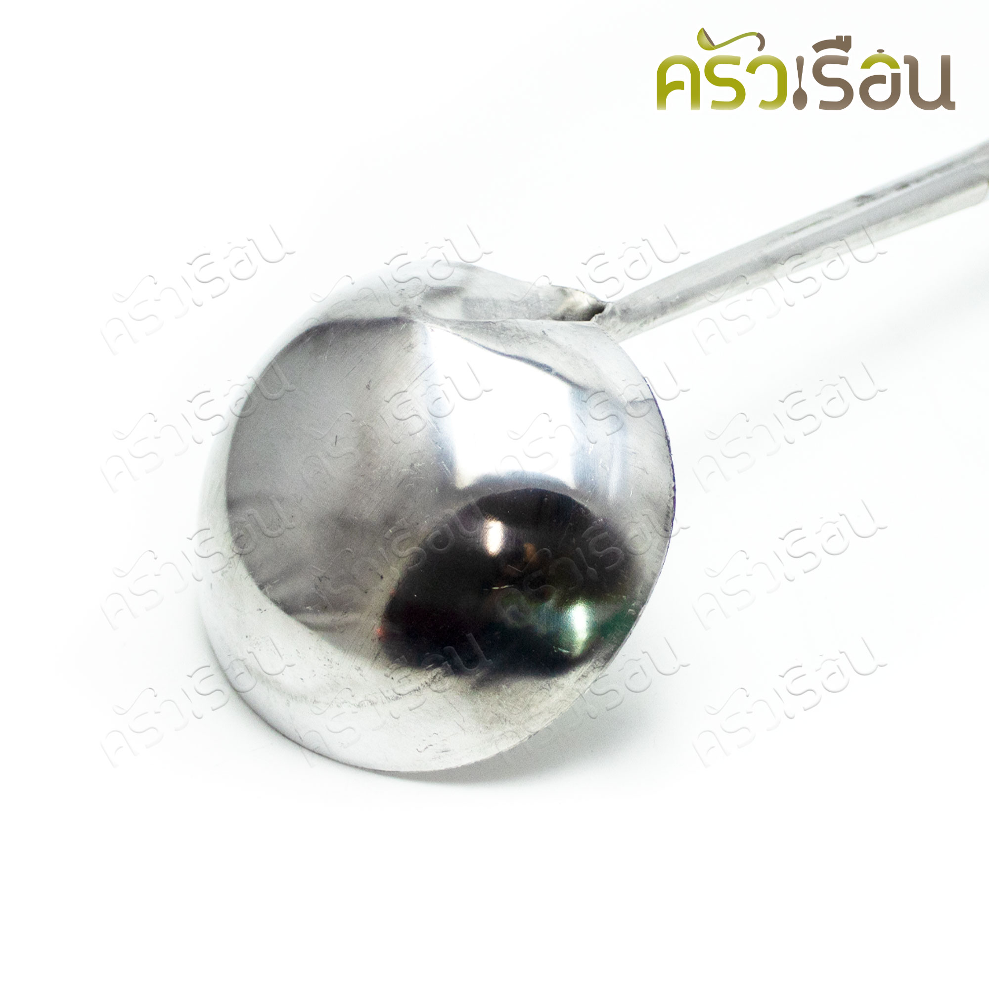 ตราไก่ กระบวย อลูมิเนียม ด้ามไม้ [ ราคาต่ออัน ] กระบวยด้ามไม้ ที่ตักน้ำแกง ที่ตักแกง กระบวยไก่