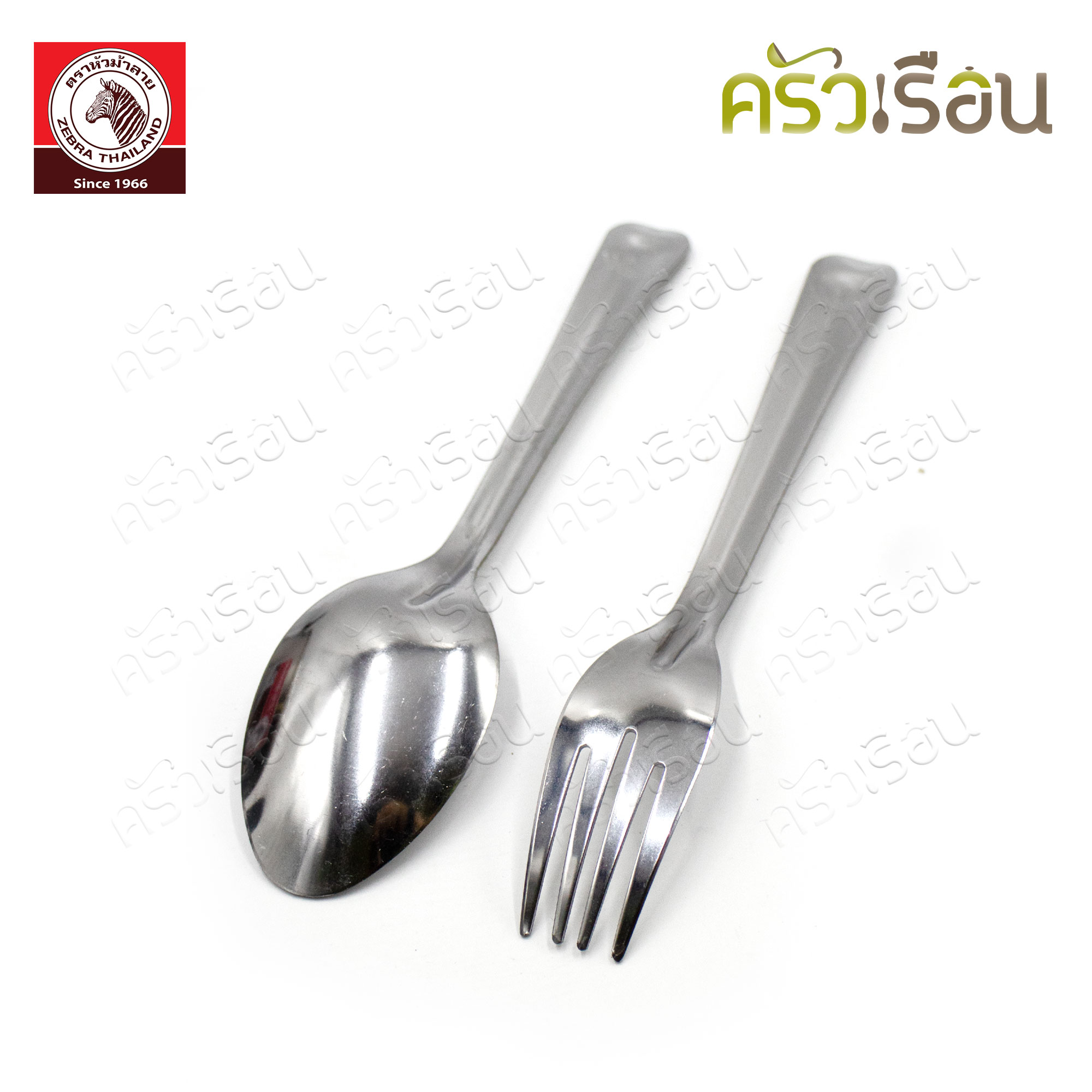 ZEBRA Leelawadee Fork & Spoon Set, stainless steel 430, 6 pairs 100030