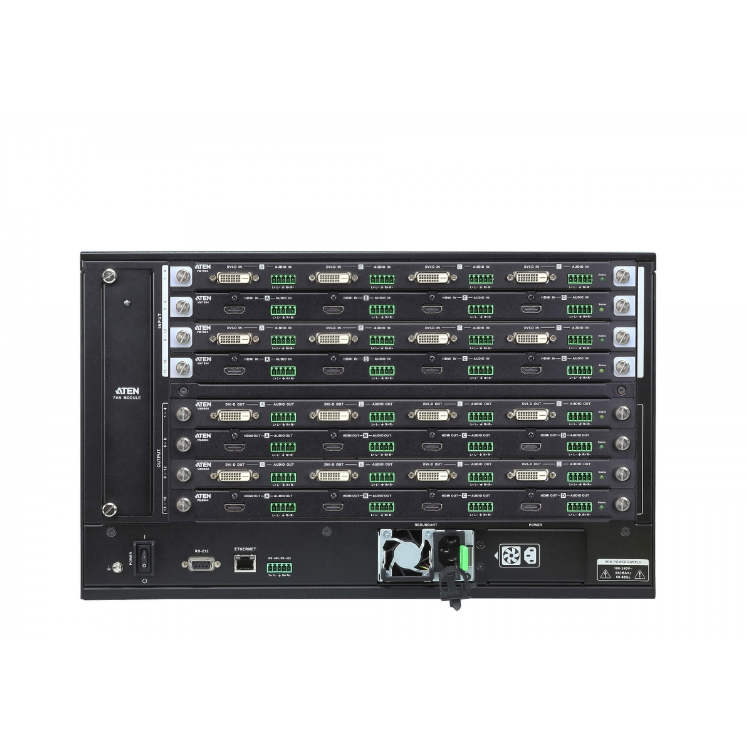 ATEN 16X16 MODULAR VIDEO WALL+ DIGITAL MATRIX SWITCH WITH SEAMLESS SWITCH SUPPORT