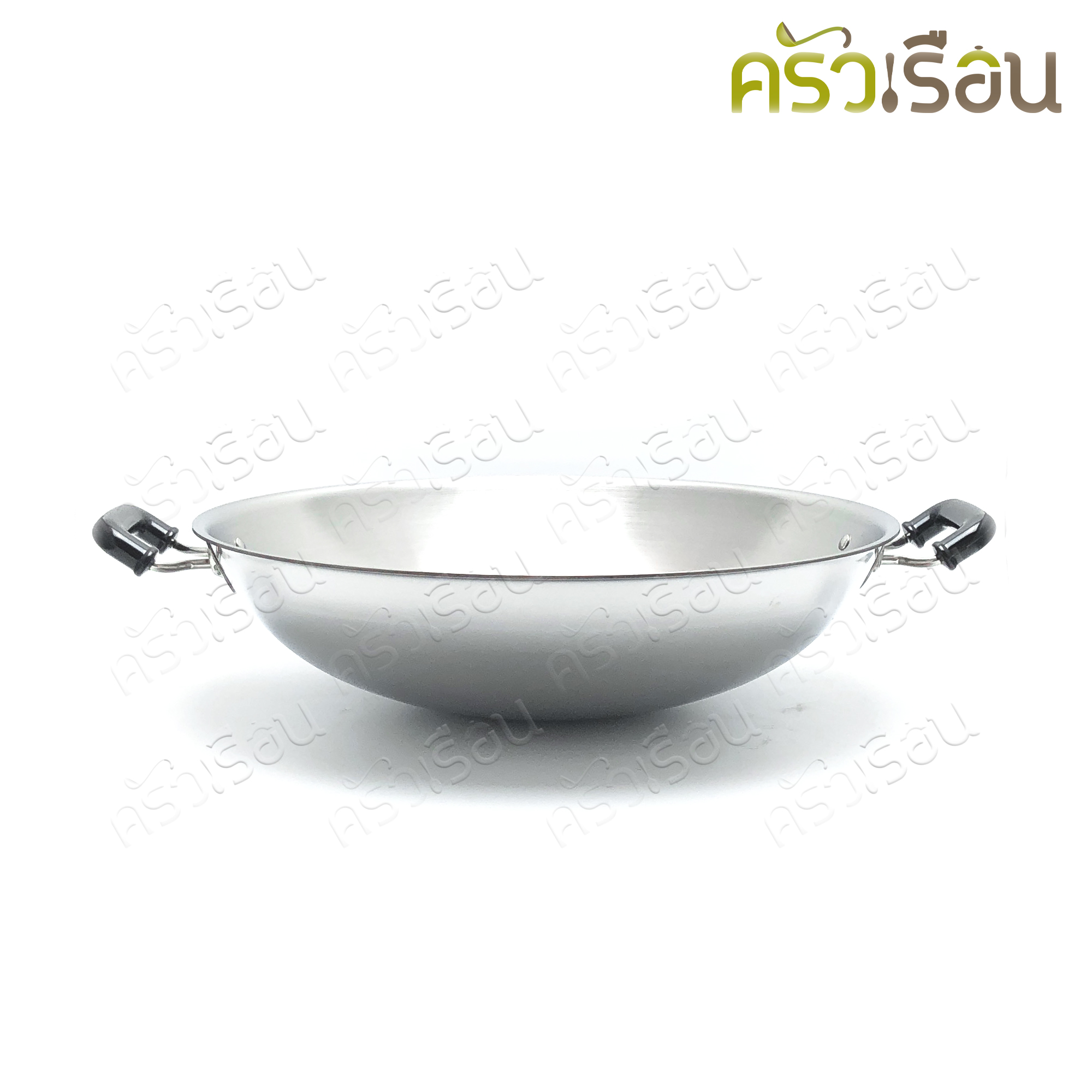 Zebra กระทะจีน สเตนเลส 5 ชั้น 42 ซม. พร้อมฝา+ชั้นนึ่ง ตราหัวม้าลาย 176202 กระทะม้าลาย wok