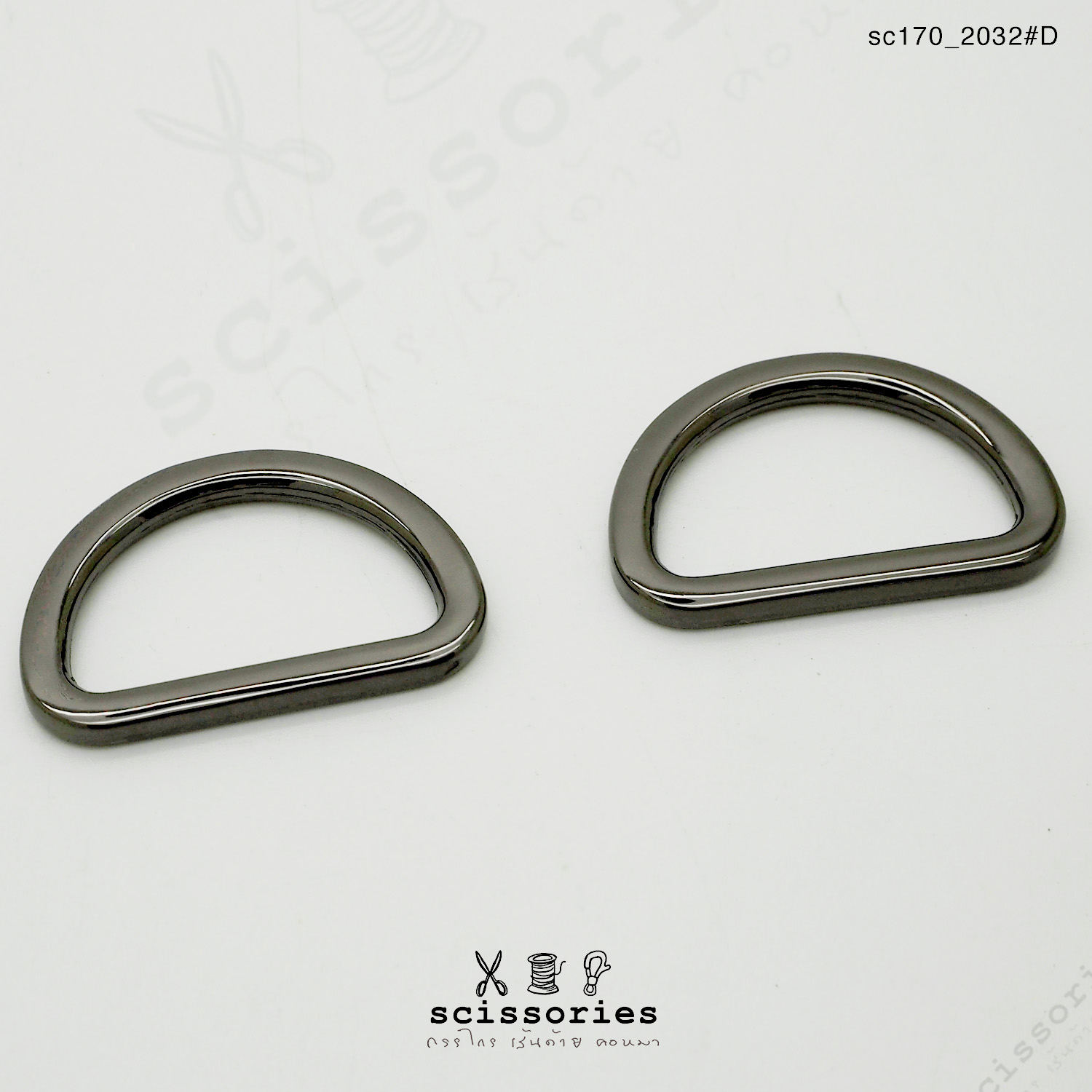 ตัวดี 1 inch สีดำ /2ตัว