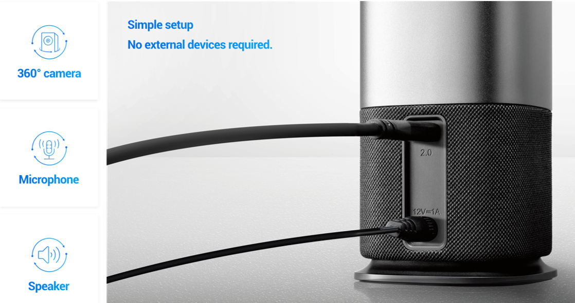 MAXHUB MXH-UC-M40 กล้องเว็บแคม 4K 360° All-in-One