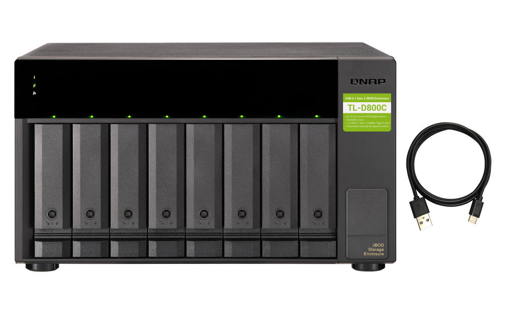 Storage Nas QNAP TL-D800C