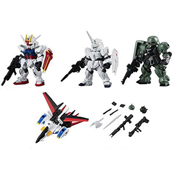 BANDAI (ครบ Set 5 ลูก) Gashapon Gundam Mobile Suit Ensemble 10 4549660377153 (Gashapon)