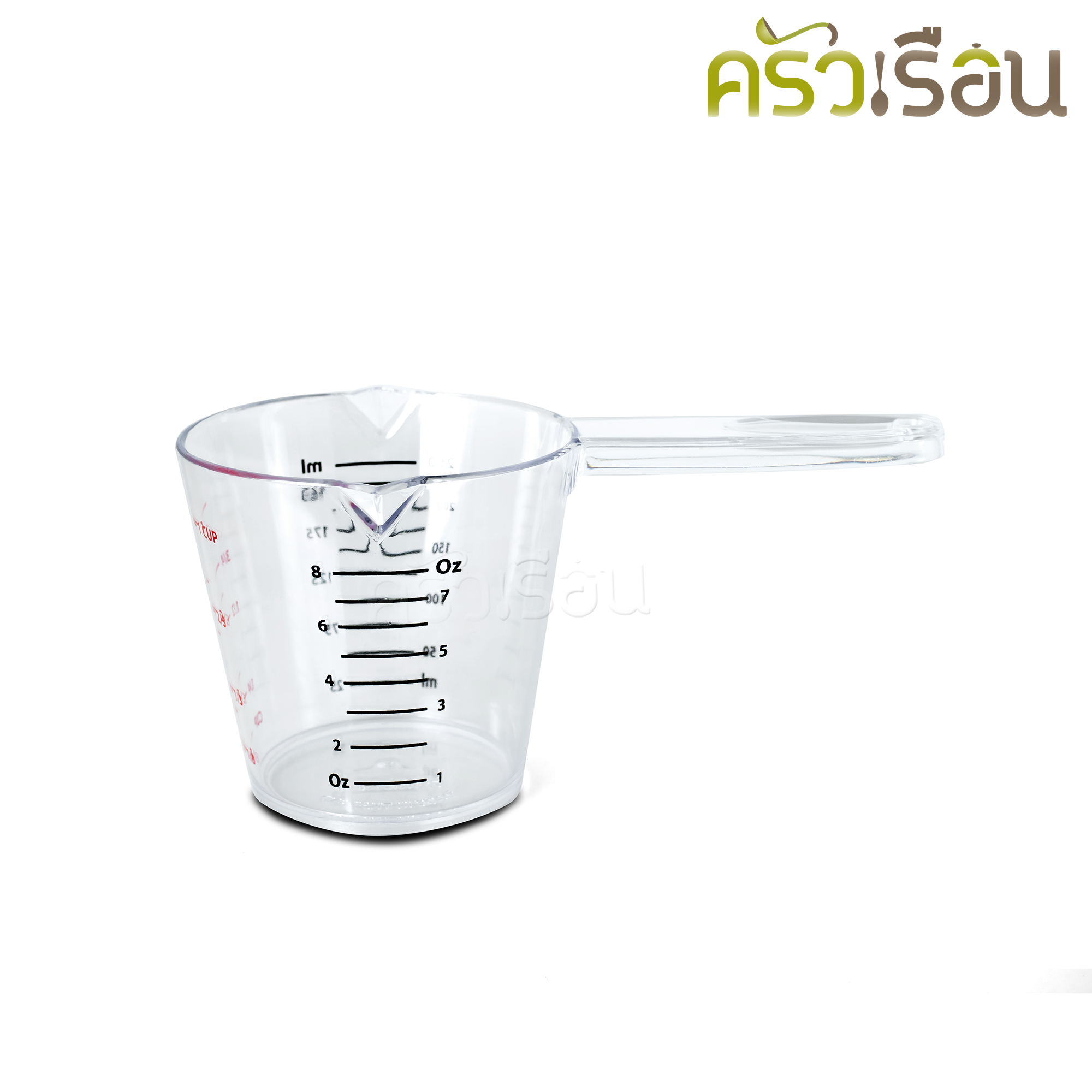 Reangwa Standard ถ้วยตวง พลาสติก มีสเกล ใส PS ถ้วยตวงของเหลว