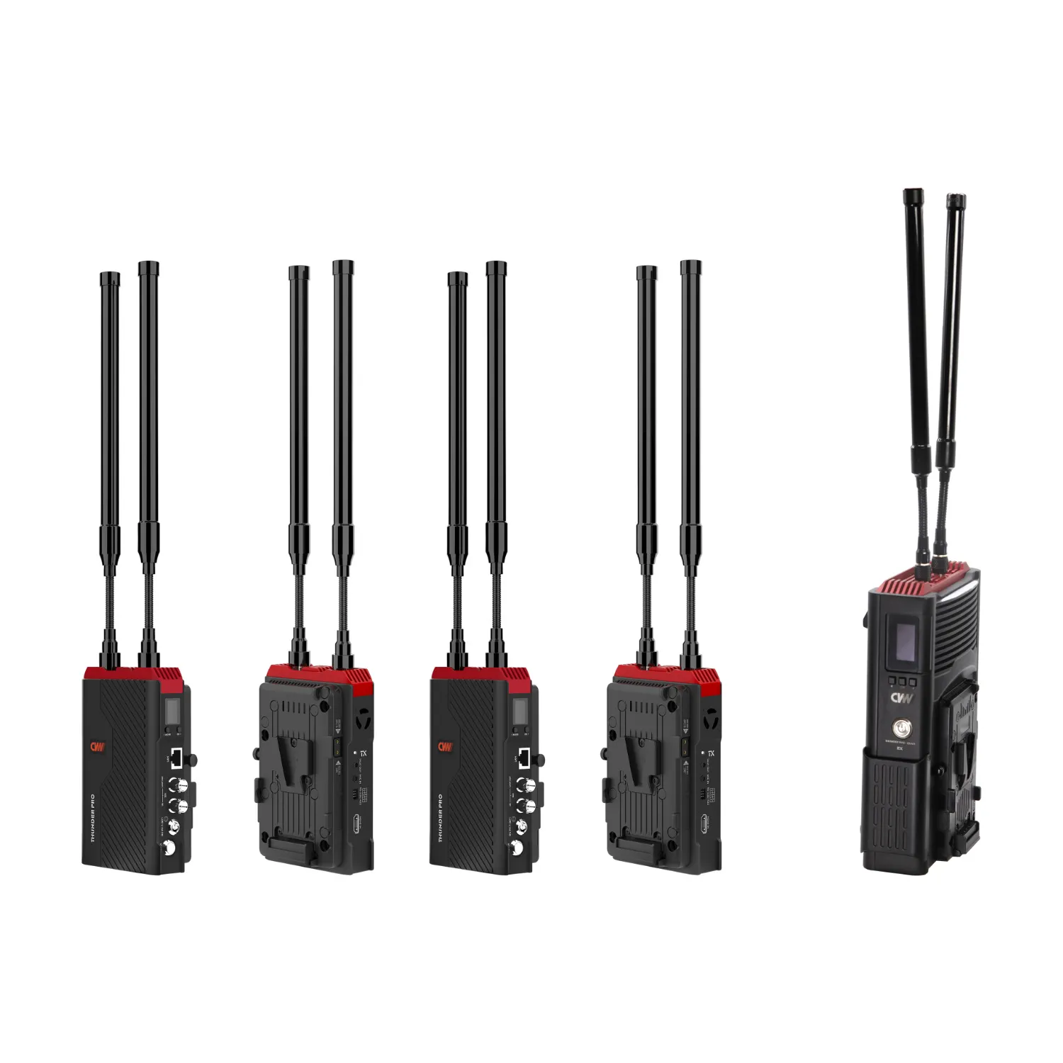 CVW Thunder PRO Quad – 4CH Professional Broadcast 1000M (3280 ft) Full HD Wireless Video Transmission System