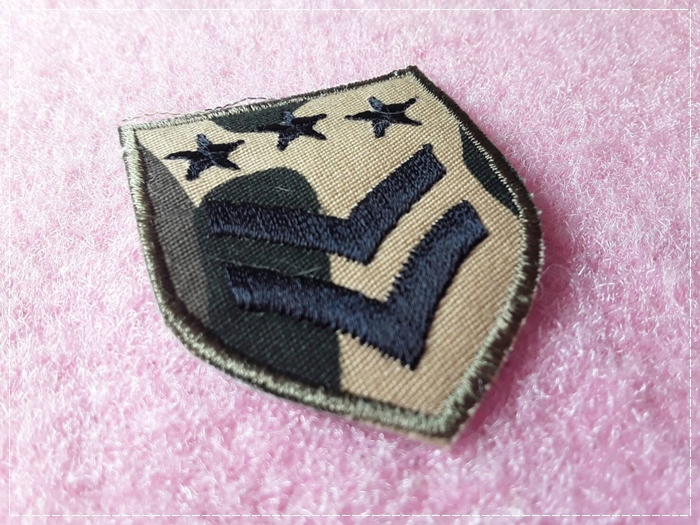 สติกเกอร์รีด Iron on อาร์มชุดทหาร7