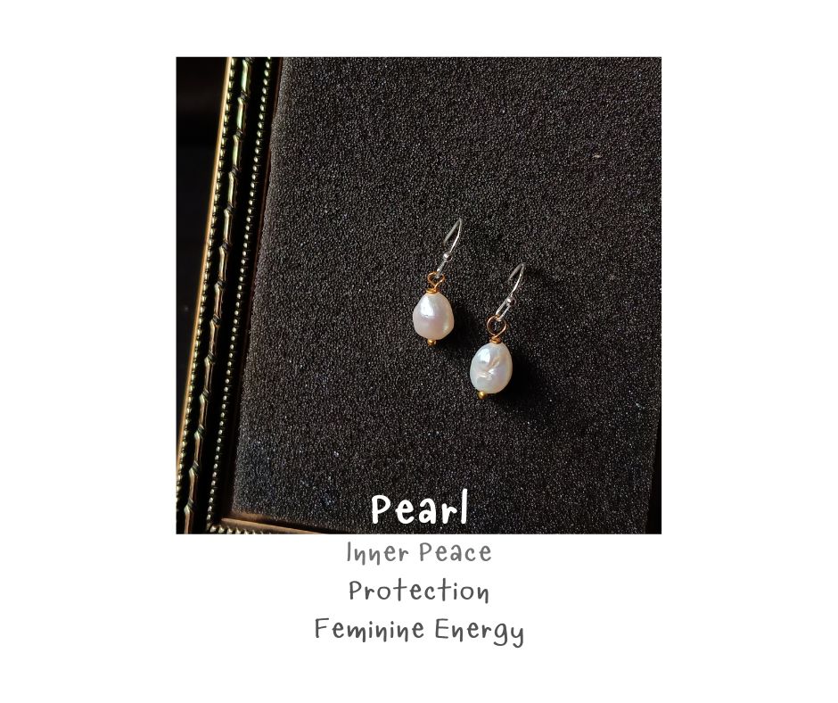 ต่างหูมุกแท้ Natural Pearl Earring