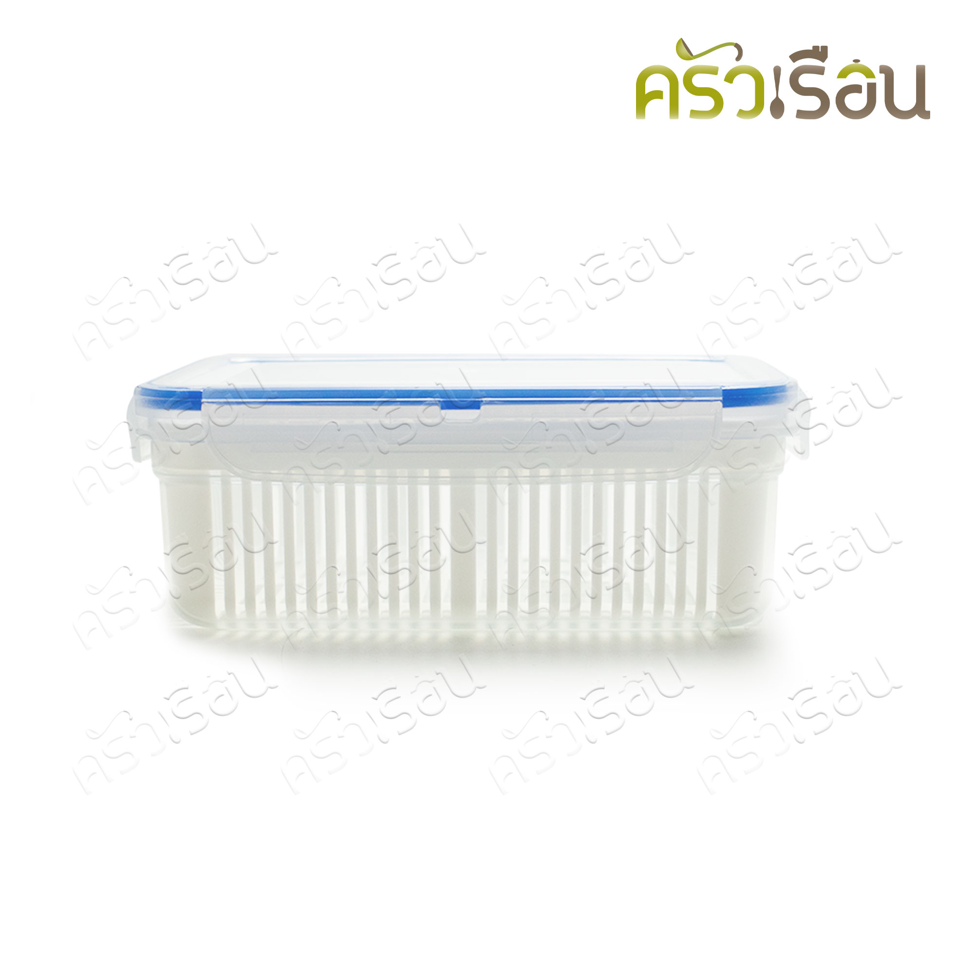 Sahachai กล่องอาหาร เหลี่ยม ฝาล็อค แพ็คคู่ พร้อมตะกร้าในกล่อง POPLOCK สหชัย 9123B หรือ 9124B หรือ 9125B