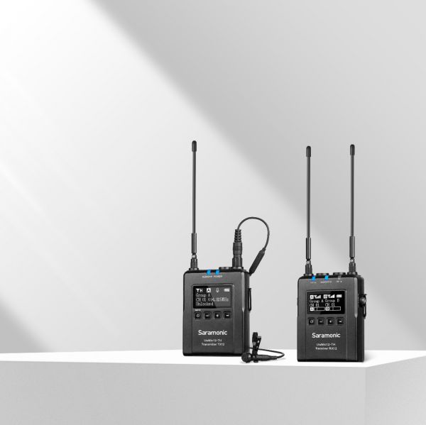 Saramonic Uwmic 12 TH Set 1 (RX12+TX12) ไมโครโฟนไร้สาย คลื่น UHF ( 1ตัวรับ+1ตัวส่ง)