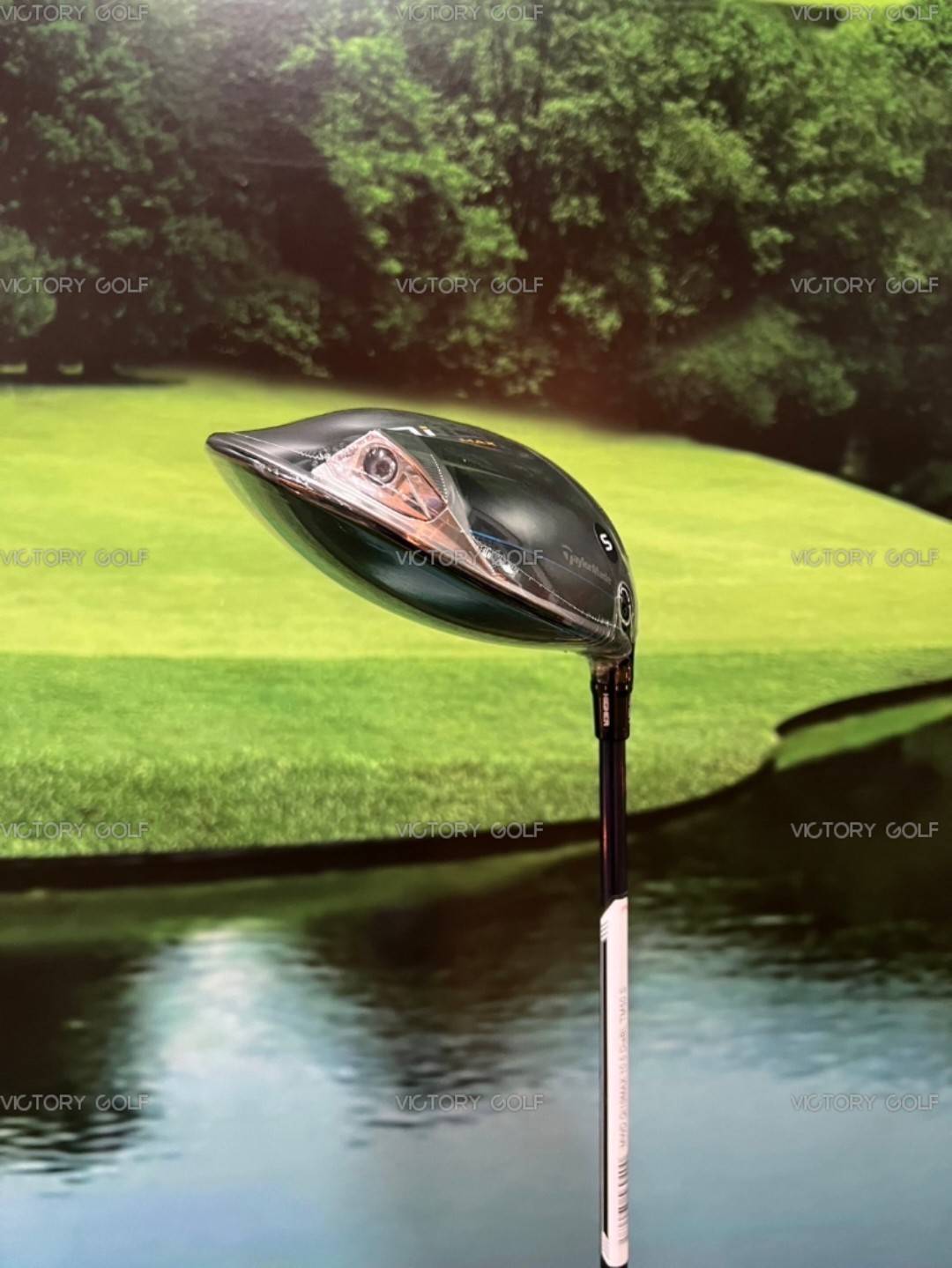 Driver Taylormade Qi10 MAX loft 10.5 (Shaft Diamana TM-50) flex: S (NEW) WT:58g./ TQ:4.3 (ช่วยให้ตีตรงขึ้น)