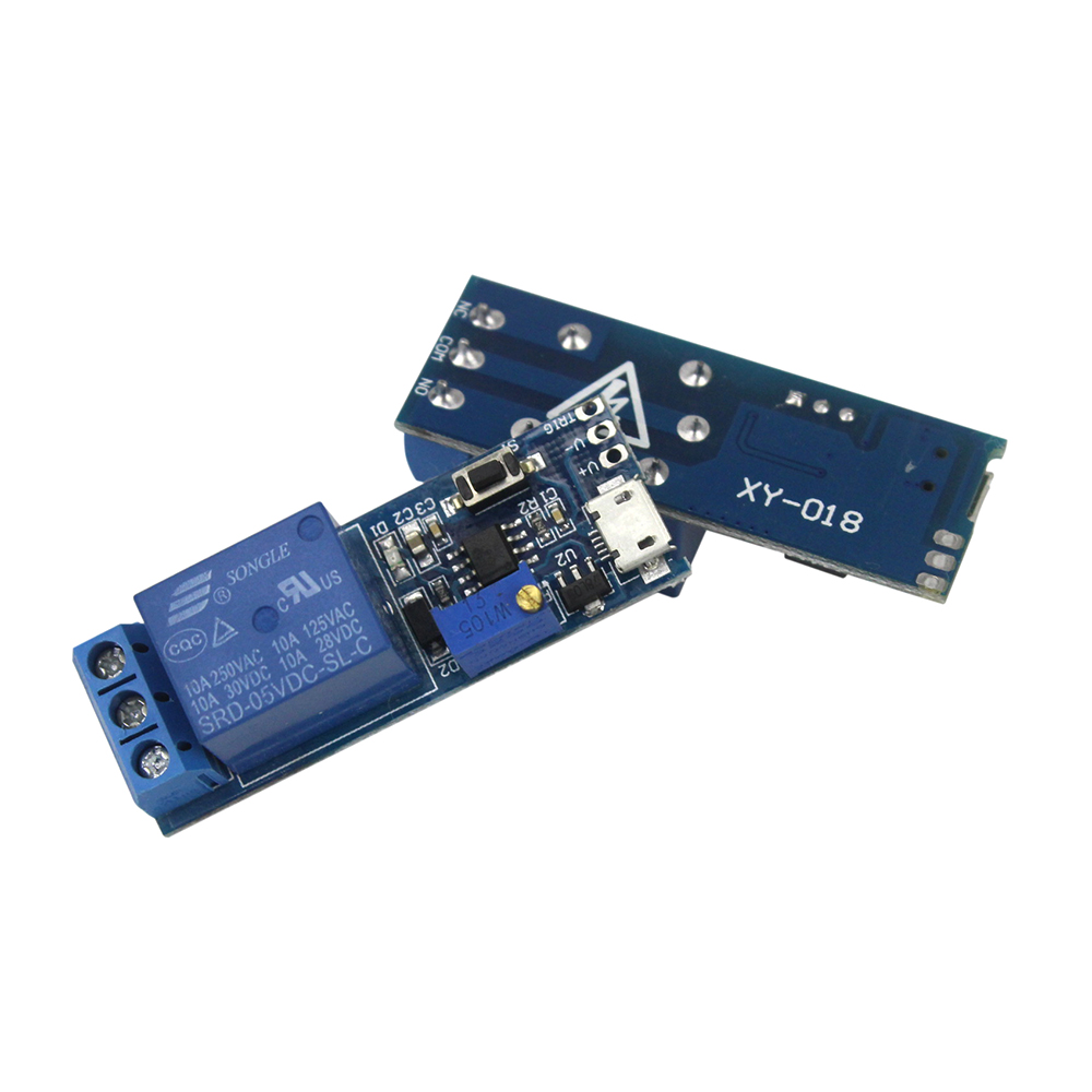 Smart Electronics 5V-30V Micro USB Power Adjustable Delay Relay Timer Control Module Trigger Delay Switch