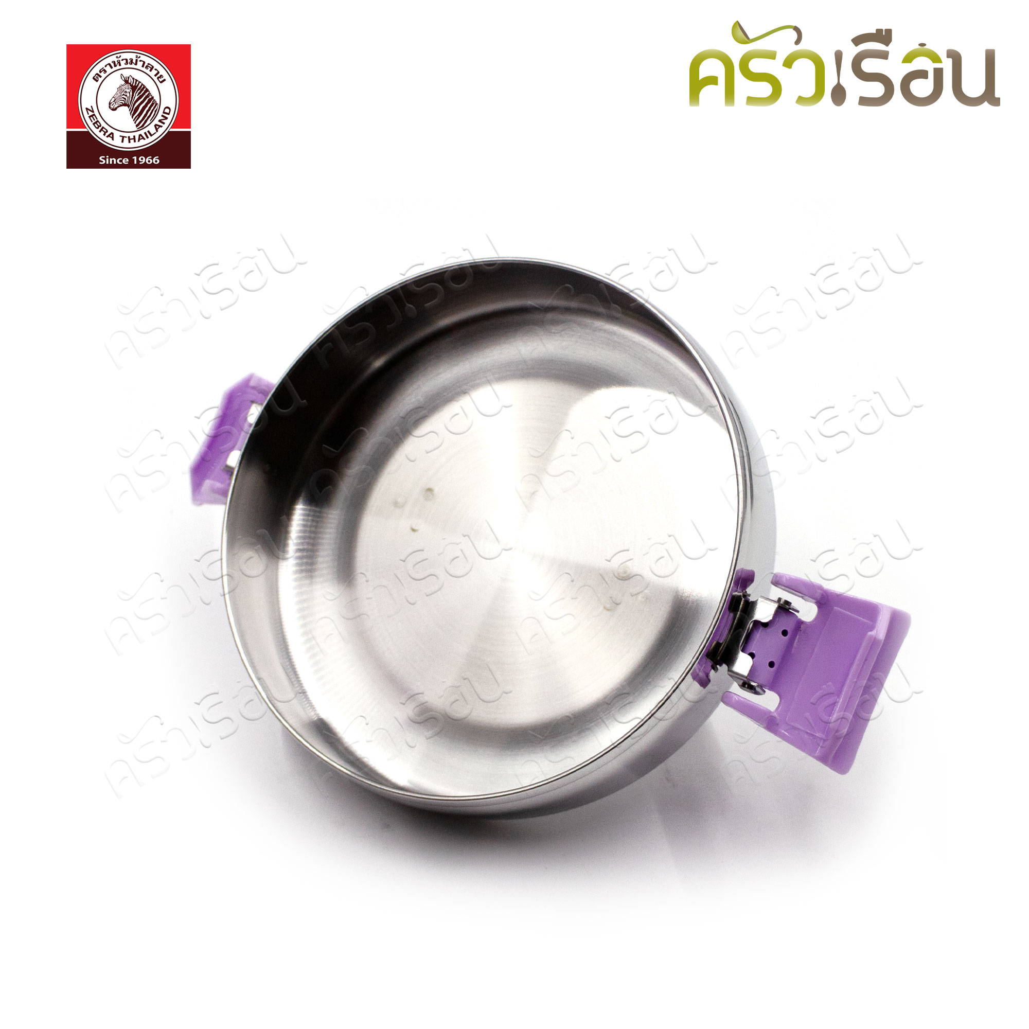 ZEBRA Smart Lock II Lunch Box Set, Deep Save The Earth 12 cm. 2 layers [0.6 L.+1.0 L.] Food storage box [0.7 L.] with bag 184226